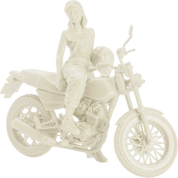 PLAMAX MF-103 Rider’s portrait Honda FTR 223 ホワイト 1/20 プラモデル