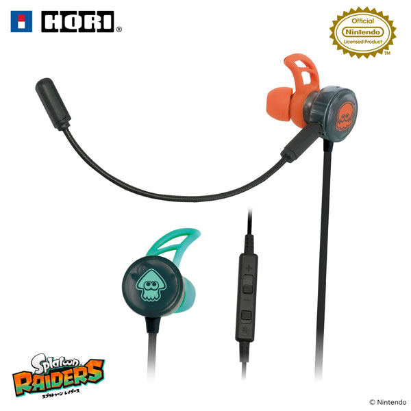 スプラトゥーン レイダース ホリ ゲーミングヘッドセット インイヤー