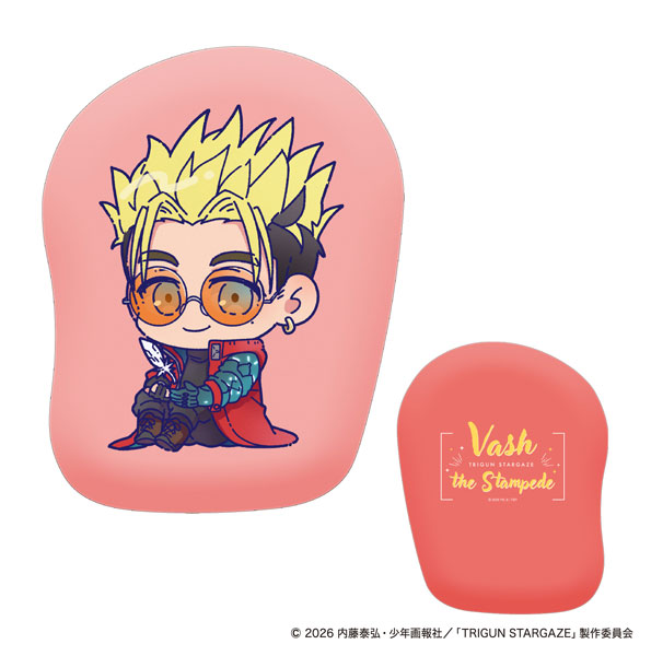 TRIGUN STARGAZE ダイカットクッション ヴァッシュ ちびキャラ