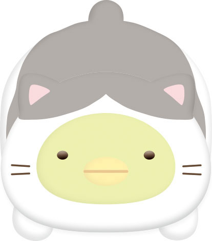 AB41702 すみっコぐらし プチすみっコねこぐらしマスコット ぺんぎん？[サンエックス]《発売済・在庫品》
