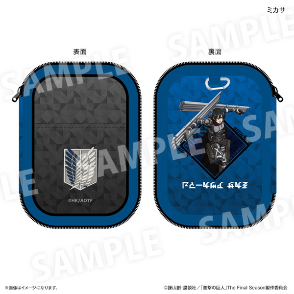 進撃の巨人 アクリルスタンドポーチ ミカサ[カルチュア・エンタテインメント]《０７月予約》