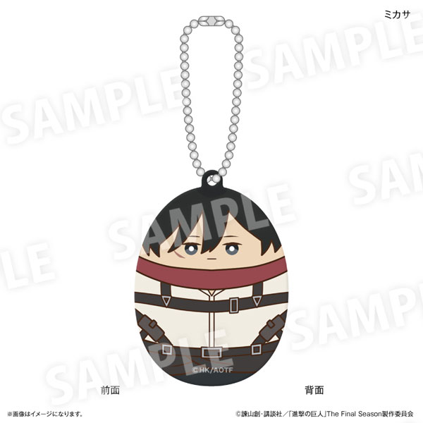 進撃の巨人 アクリルキーホルダー にぎにぎの楽園ver. ミカサ[カルチュア・エンタテインメント]《０７月予約》
