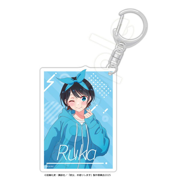 彼女、お借りします 描き下ろしアクリルキーホルダー 更科瑠夏 パーカーver.[ハゴロモ]《０６月予約》