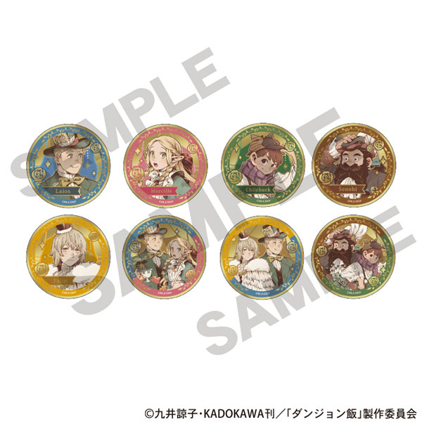 ダンジョン飯 トレーディングゴールドメタル缶バッジ 童話 8個入りBOX[クラックス]《０７月予約》