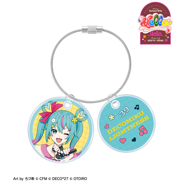 初音ミク『Hello』 DECO*27 OTOIRO デコミク(ライトネス)LIVE練習中 Artbyろづ希 2連ワイヤーアクリルキーホルダー[アルマビアンカ]《０７月予約》