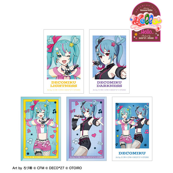 デコミクLIVE starring 初音ミク『Hello』 DECO*27 OTOIRO デコミク LIVE練習中 Artbyろづ希 イラストカード5枚セット[アルマビアンカ]《０７月予約》