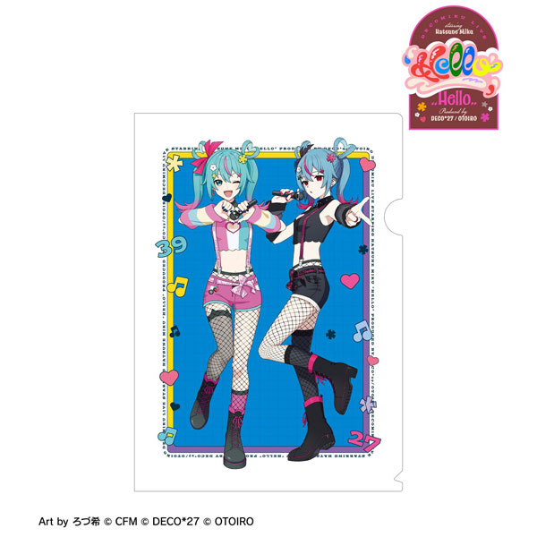 デコミクLIVE starring 初音ミク『Hello』 DECO*27 OTOIRO デコミクLIVE練習中 Artbyろづ希 クリアファイル[アルマビアンカ]《０７月予約》
