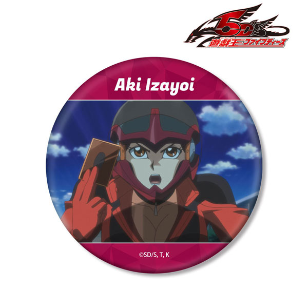 遊☆戯☆王5D’s 十六夜アキ 場面写BIG缶バッジ[アルマビアンカ]《０７月予約》