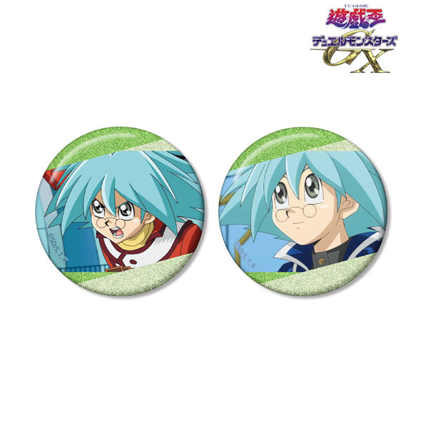 遊☆戯☆王デュエルモンスターズGX 丸藤翔 場面写グリッター缶バッジ2個セット[アルマビアンカ]《０７月予約》