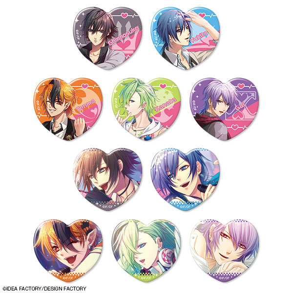 Glass Heart Princess ぷくっとバッジコレクション 10個入りBOX