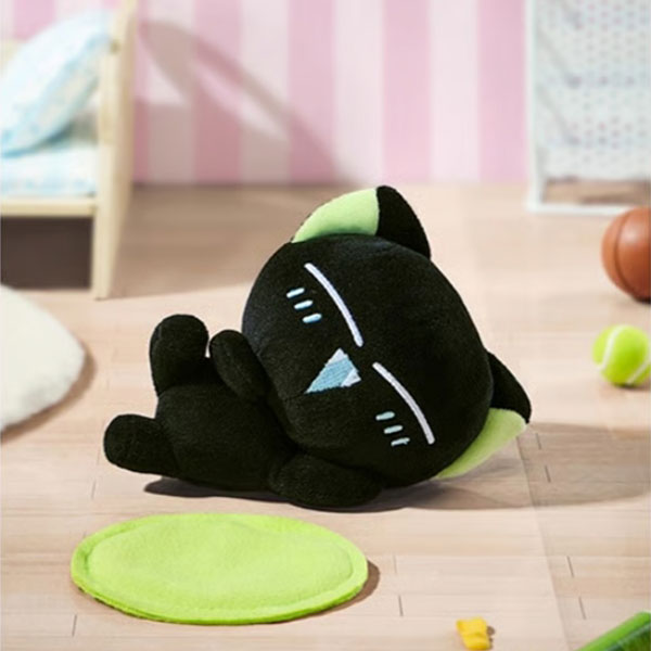 羅小黒戦記 肩のせぬいぐるみ シャオヘイ(ごろ寝)