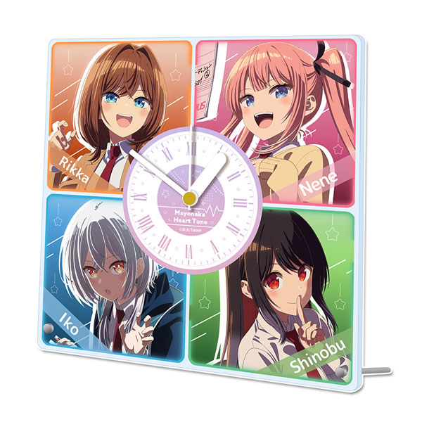 TVアニメ「真夜中ハートチューン」 アクリル置時計[シーズナルプランツ]《０６月予約》