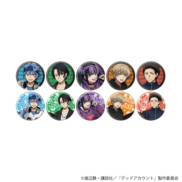 缶バッジ「TVアニメ『デッドアカウント』」02/ストリートファッションver. 描き下ろしイラスト 10個入りBOX[A3]《０６月予約》