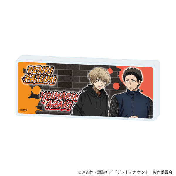 ミニアクリルブロック「TVアニメ『デッドアカウント』」03/羽住蓮理＆痣木宵丸 ストリートファッションver.(描き下ろしイラスト)[A3]《０６月予約》