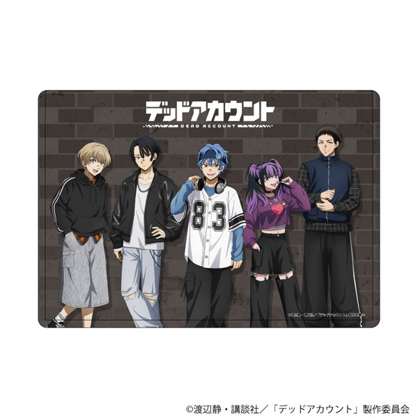 キャラクリアケース「TVアニメ『デッドアカウント』」01/集合 ストリートファッションver.(描き下ろしイラスト)[A3]《０６月予約》