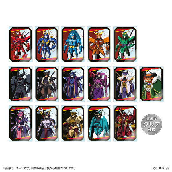 鎧真伝サムライトルーパー トレーディングアクリルカード 16個入りBOX[清水産業]《０６月予約》