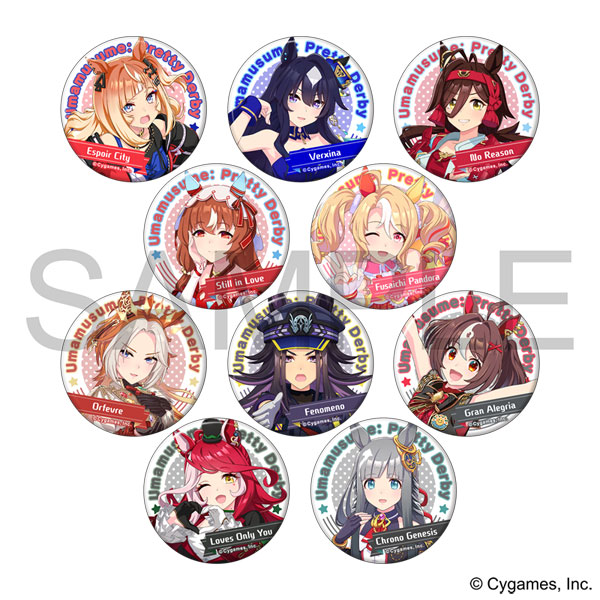 ウマ娘 プリティーダービー キャラバッジコレクション vol.12　10個入りBOX[ムービック]《０５月予約》