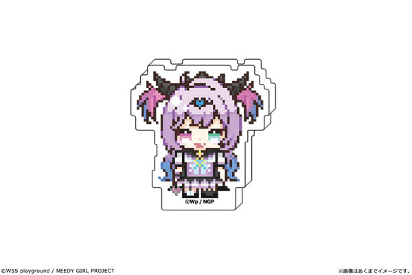 アニメ「NEEDY GIRL OVERDOSE」 kawabit アクリルブロックフィギュア 04パープル・ロリポップ[カナリア]《０５月予約》