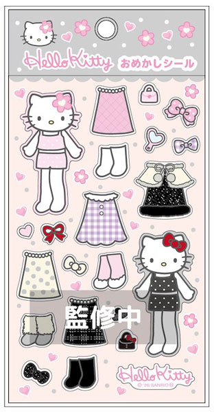 ハローキティ おめかしシール ライトピンク[ティー・シー・ピー]《０６月予約》