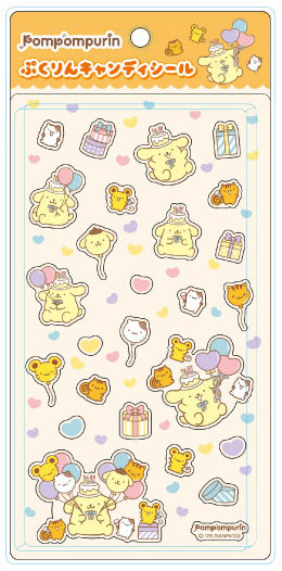 ポムポムプリン ぷくりんキャンディシール おたんじょうび[ティー・シー・ピー]《０６月予約》