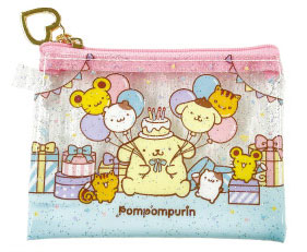 ポムポムプリン ミニクリアポーチ ピンク[ティー・シー・ピー]《０６月予約》