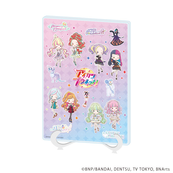 アクリルアートボード(A5サイズ)「アイカツプラネット！」01/ユニットver. 集合デザイン(グラフアートイラスト)[A3]《０６月予約》