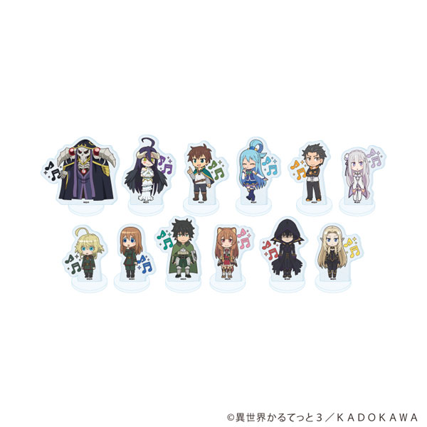 アクリルぷちスタンド「異世界かるてっと3」01/公式イラスト 12個入りBOX[A3]《０６月予約》