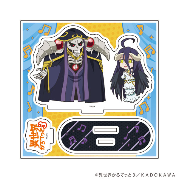 アクリルスタンドプレート「異世界かるてっと3」01/オーバーロード(公式イラスト)[A3]《０６月予約》