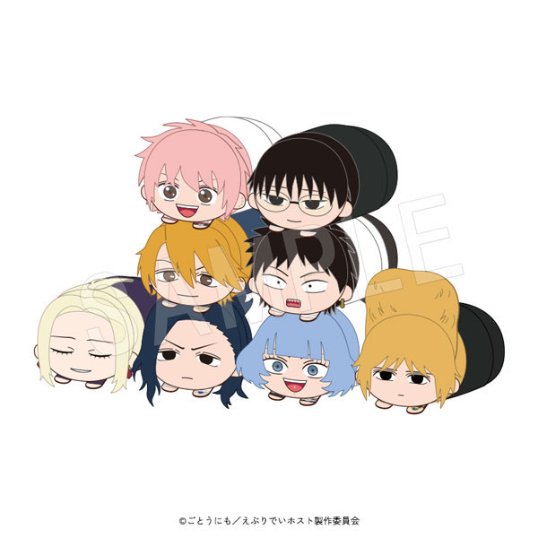 アニメ「えぶりでいホスト」 もちころりん ぬいぐるみマスコット 8個入りBOX