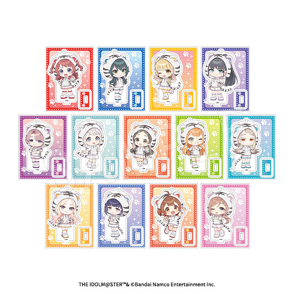 学園アイドルマスター トレーディングアクリルスタンド ホワイトタイガーver. 13個入りBOX