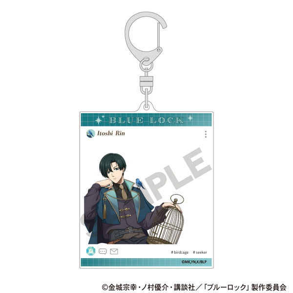 ブルーロック SNS風アクリルキーホルダー 糸師凛 シーカー[クラックス]《０６月予約》