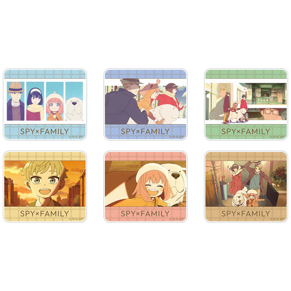 SPY×FAMILY アクリルクリップコレクション Season 3 ED ver. 6個入りBOX[東宝]《０６月予約》