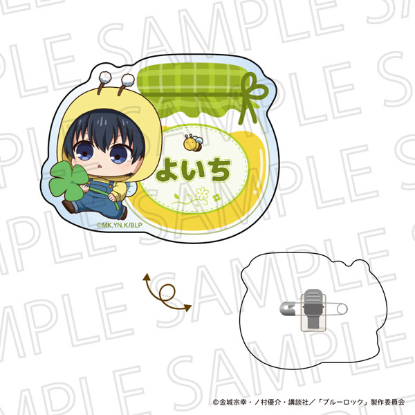 TVアニメ『ブルーロック』 ぷちてく おなまえプレートバッジ 潔世一[SR-GYM]《０６月予約》