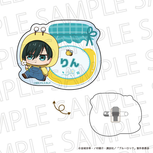 TVアニメ『ブルーロック』 ぷちてく おなまえプレートバッジ 糸師凛[SR-GYM]《０６月予約》