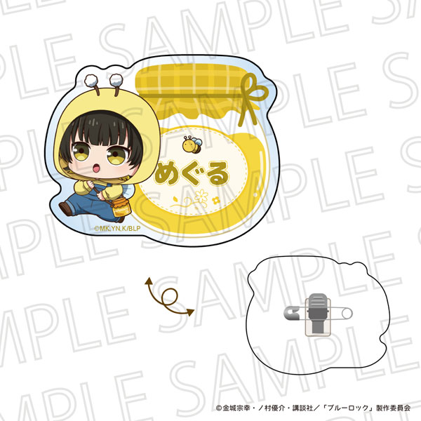 TVアニメ『ブルーロック』 ぷちてく おなまえプレートバッジ 蜂楽廻[SR-GYM]《０６月予約》