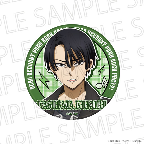 TVアニメ「デッドアカウント」 PUNK ROCK PARTY！ マットカンバッジ 霞流括[SR-GYM]《０６月予約》