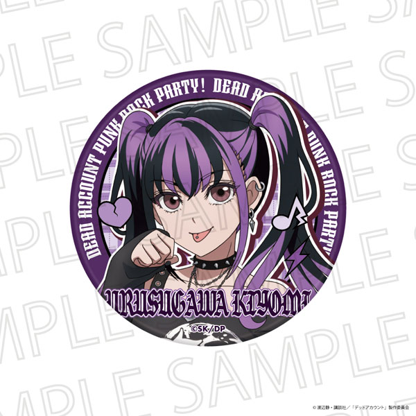 TVアニメ「デッドアカウント」 PUNK ROCK PARTY！ マットカンバッジ 漆栖川希詠[SR-GYM]《０６月予約》