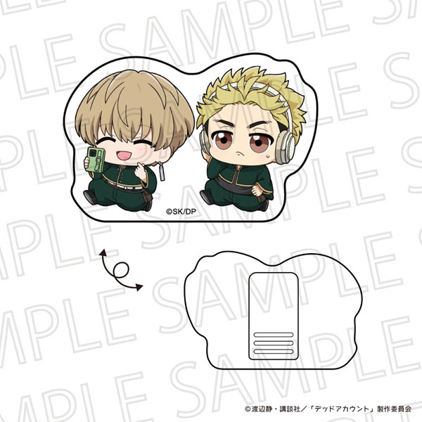 TVアニメ「デッドアカウント」 ぷちてく アクリルクリップ 羽住蓮理＆柄本成彦[SR-GYM]《０６月予約》