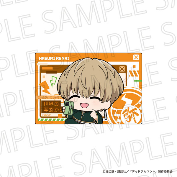 TVアニメ「デッドアカウント」 ぷちてく スクエアカットステッカー 羽住蓮理[SR-GYM]《０６月予約》