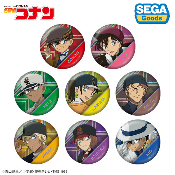 名探偵コナン ビジュアルホログラム缶バッジ Vol.2　8個入りBOX