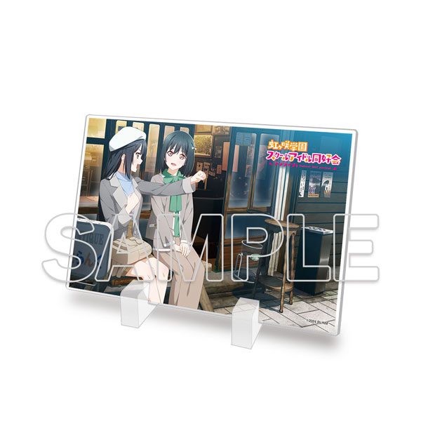 『ラブライブ！虹ヶ咲学園スクールアイドル同好会』ミニアクリルプレート せつ菜＆栞子[2][KADOKAWA]《０７月予約》