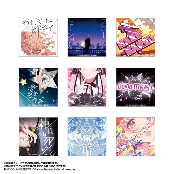 【限定販売】アイドルマスター シャイニーカラーズ ジャケットステッカーコレクションSolo vol.1　9個入りBOX