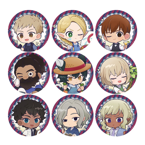 ダンジョン飯 トレーディング缶バッジ(職業服) 9個入りBOX