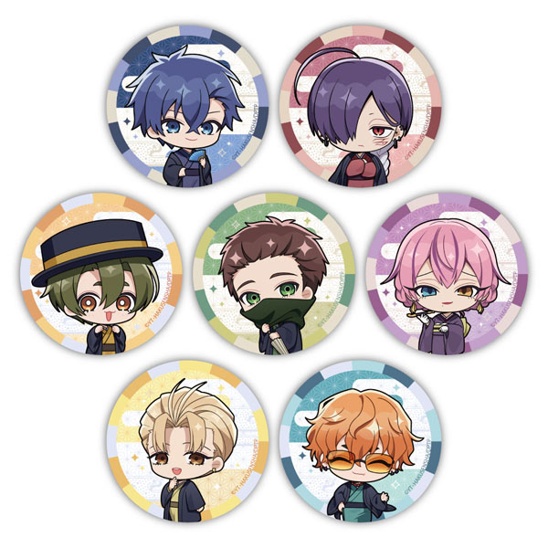 拷問バイトくんの日常 トレーディング缶バッジ(和服/ミニキャラ) 7個入りBOX[キース]《０７月予約》