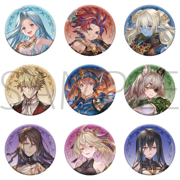 グランブルーファンタジー キャラバッジコレクション 9個入りBOX