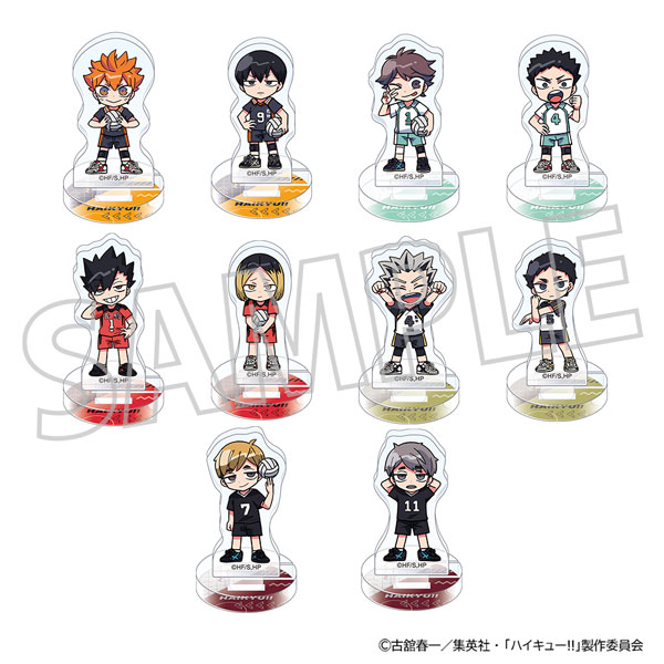 ハイキュー！！ ちゅあスタ ミニチュアアクリルスタンドコレクション 10個入りBOX