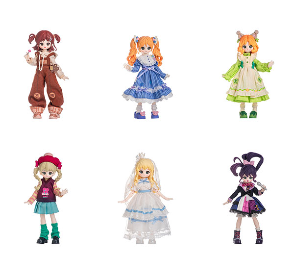 SIMONTOYS x Normal Puppy パッピーのカラフルクローゼットシリーズ トレーディングドール 6個入りBOX