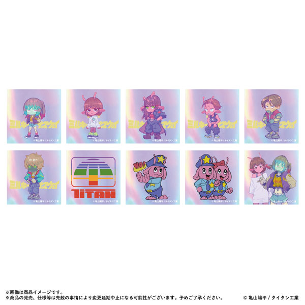 ミルキー☆サブウェイ オーロラPVCステッカー 10個入りセット