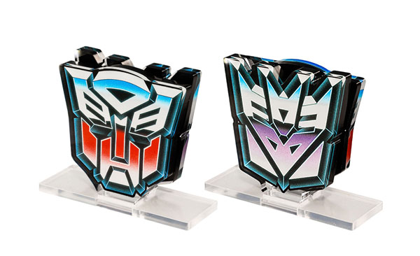 トランスフォーマー G1サイバトロン＆デストロン エンブレムアクリル