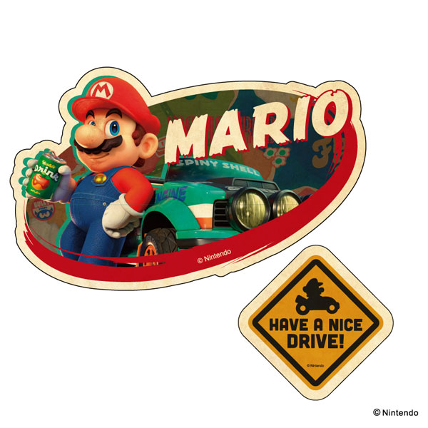 マリオカートワールド トラベルステッカー 2枚セット (1)マリオ[エンスカイ]《０６月予約》